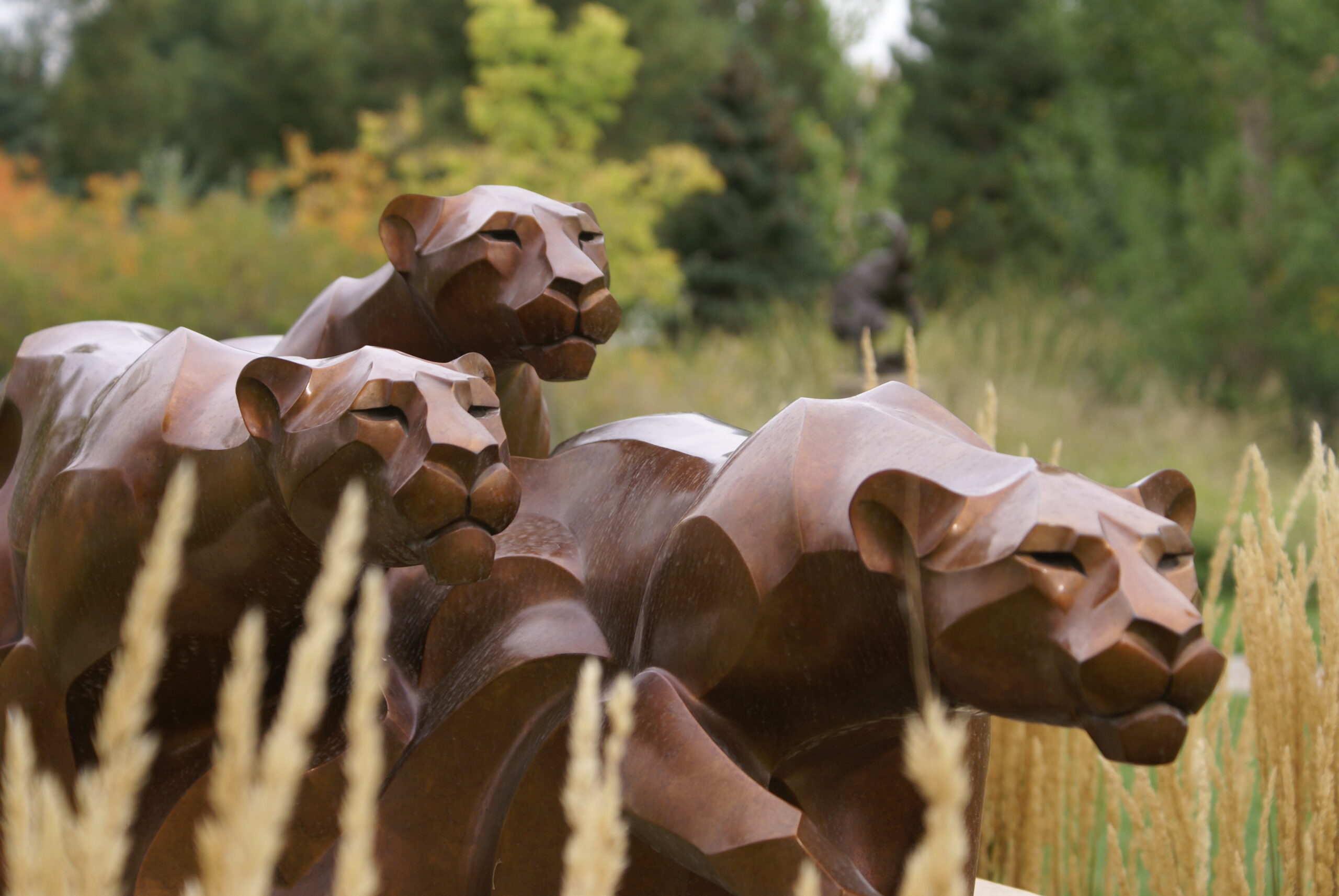 <i>The Hunt</i> by Rosetta, Bronze, 2002
